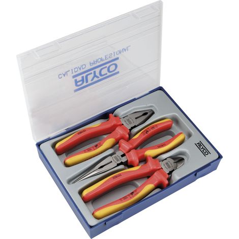 ENSEMBLE DE 3 PINCES ISOLEES BOÎTE PLASTIQUE (1/2)