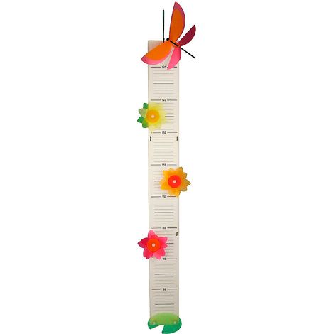 Süße Messlatte aus Holz, Made in Germany, 70-150cm, Design LIBELLE (1/5)