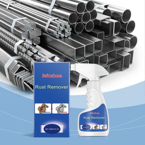 Rust remover for metal surfaces, degreasing, removing rust, and cleaning metal hardware workpieces and reinforcing bars -- 120ml -- BIEMMEDUE (1/5)