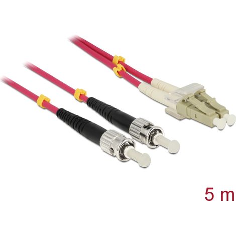 Delock cable optical fiber lc / st multimode om4 5 m