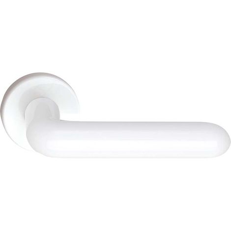 Maniglia a rosetta nylon bianco