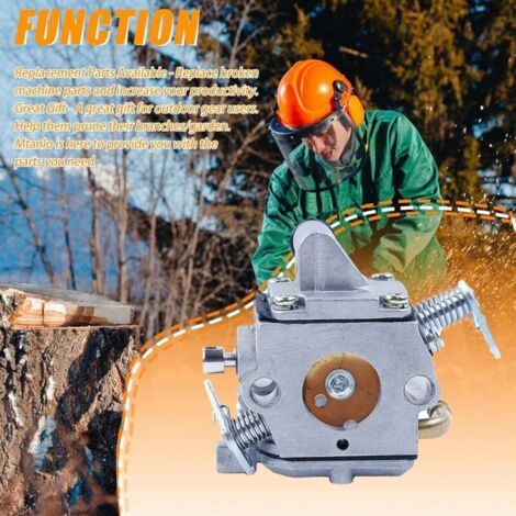 NALOOKAMIC Carburateur MS170 pour Stihl MS170 MS180 Tronçonneuse avec Filtre à Air, Bouchon de Réservoir, Filtre à Essence, Bougie d'Allumage, Remplace C1Q-S57 C1Q-S57A C1Q-S57B 1130 120 0603 (1/4)