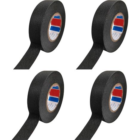Ruban Adhésif Auto - 15 mm x 15 m - Polyester Non Tissé - Pour Faisceau De Câblage Automobile - 4 Pièces (1/5)