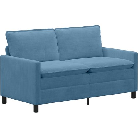 Sofa Blau 156 x 81 x 87,5 cm Stoff vidaXL (1/5)
