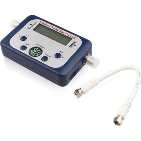 Pointeur de satellite avec câble GSF-9506 Satfinder numérique Satellite Finder Testeur de compteur de signal