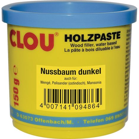 Clou Holzpaste 150 g nussbaum dunkel Holzpaste & Holzkitt (1/3)