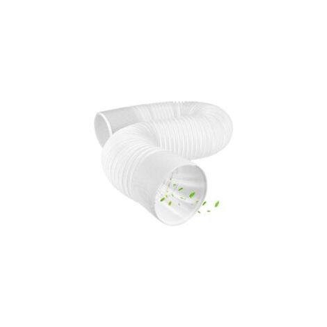 Tuyau Climatiseur Portable, Tuyau Évacuation Climatiseur Mobile Ø 150mm / 3m Tuyau pour Climatiseur Mobile,Tuyau d'évacuation d'air Flexible, Tuyau d'échappement Mural pour Climatiseur Mobile-Crezuo