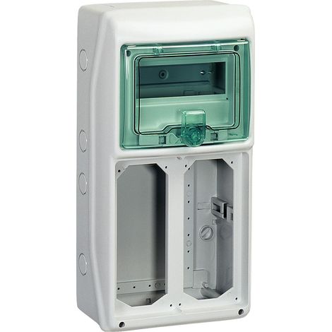 Quadro Ip65 Mureva Enclosures 8M. 2 Prese Interbloccate ( Schneider Cod. 10371 )