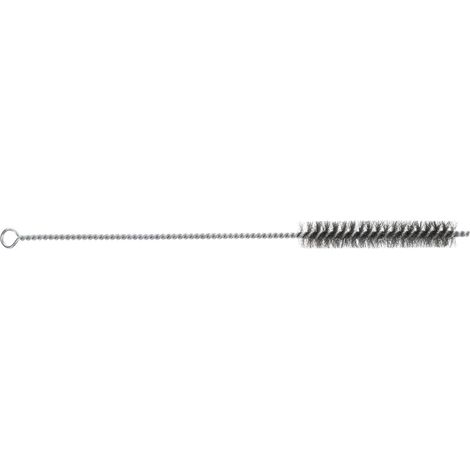 Osborn Reinigungsbürste mit Öse 18x300mm - Strohhalm Reinigungsbürste, Milchschlauchbürste, Rohrbürste für die Innenreinigung, Stahldraht