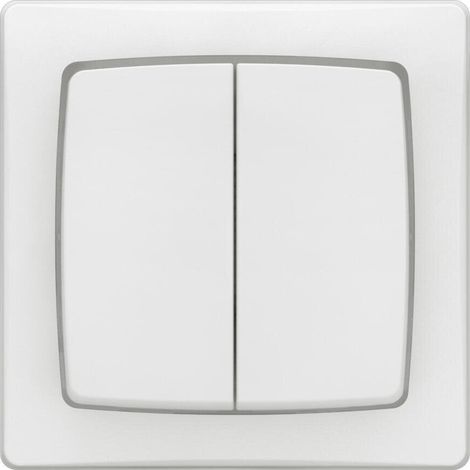 Interruptor doble de dos vías de montaje en superficie, LEGRAND Asl, blanco LEGRAND (1/3)