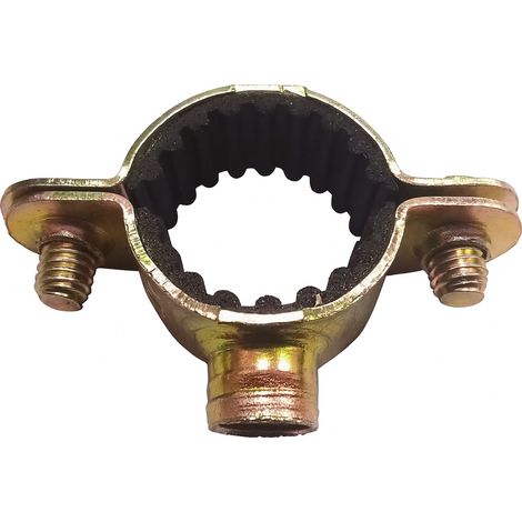 Colliers simples acier bichromaté, 7 150 Tuyau 16MM, Wurth, Galvanisé jaune, boite de 50 colliers (1/5)