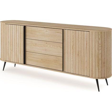 Commode, chêne de Cremona, 196 x 81,8 x 40,2 cm (1/4)