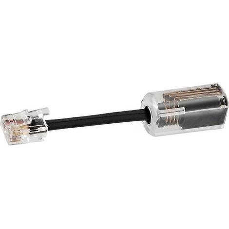 Câble adaptateur pour combiné téléphonique AEG RJ9 vers RJ11 4P4C (1/5)