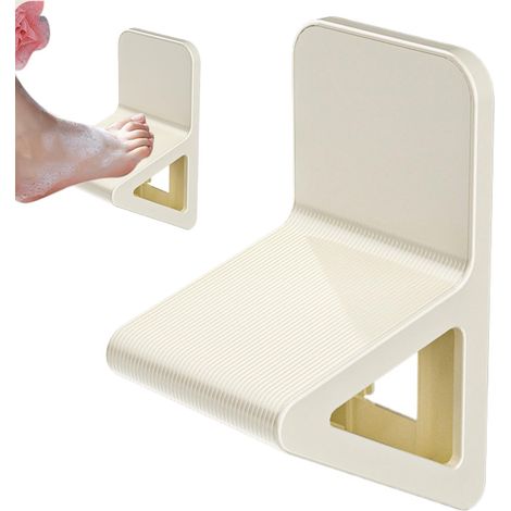Repose Pieds de Douche pour Le Rasage, Marche de Douche Stable, antidérapante, Repose , Repose Pieds Ergonomique pour Femmes, Hommes, maux de Dos (1/5)