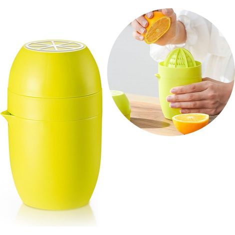 Manuelle Saftpresse mit zwei Druckstufen, für Zitronen, Orangen, Wassermelonen und die meisten anderen Früchte, ein effizientes Gerät (1/5)