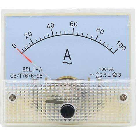 85L1 - Ampèremètre analogique à aiguille pour courant alternatif, 1 2 (1/5)