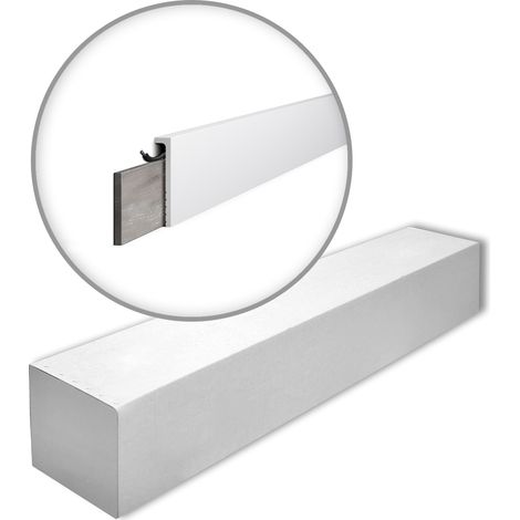 NMC CF2S-box WALLSTYL Noel Marquet 1 Box 18 pieces Cover moulding Moulding for decoration contemporary design white 36 m