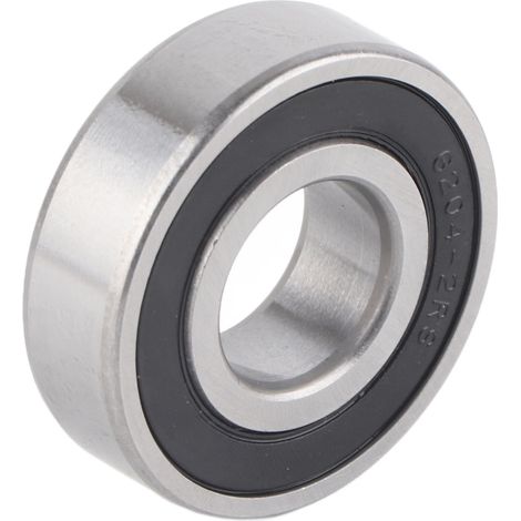 Lot de 10 Roulements à Billes 6204-2RS Haute Vitesse, Double Joint Étanche, Rainure Profonde 17x47x14mm (1/5)