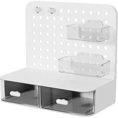 Présentoir à cartes de bureau type tiroir à crochet, boîte de rangement pour objets décoratifs, rangement de papeterie de bureau, A