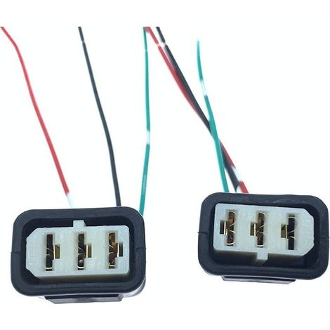 Compatible avec Passat B5, Lingyu A6, Santana et Volkswagen Santana : connecteur de capteur thermique de contrôle de température du ventilateur du grand réservoir d'eau -- JB1233-3P