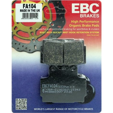 Pastillas de freno EBC FA104 (1/2)