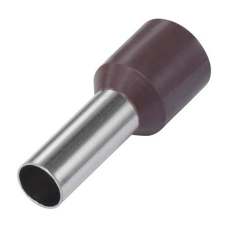 Embout simple d'extrémité de câble TRU COMPONENTS E15-08BK 1.5 mm² x 8 mm partiellement isolé noir 1 (1/2)