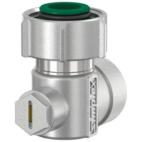 Flamco Einzel-Kugelhahn EXCL. Eck E2/IG G3/4i x Rp1/2 MS vern. m. Konus, F10025