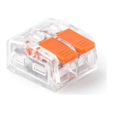 Connettore rapido con leva 2x 0,2-4,0 mm2 trasparente E.4190T /100 pezzi/
