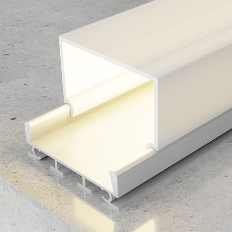 Profilé aluminium Cubik - 2 mètres Aluminium - Ledme - LM3773