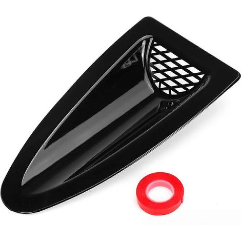Grilles d'aération de capot moteur universelles, prise d'air, cache d'entrée d'air de capot, noir brillant, pièces automobiles, aération avant A (1/5)