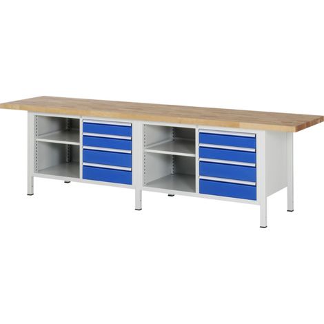 Etabli Rau modèle 8463, L 3000 x P 900 x H 840mm