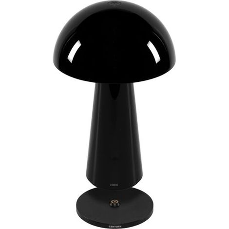 Century COCO Tischlampe LED schwarz minimalistisches Design