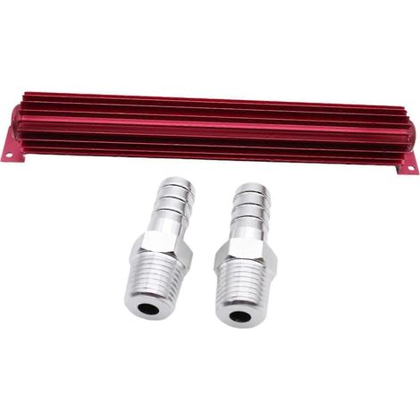 Huile de transmission 18" avec raccord, réservoir d'huile en aluminium pour camion, voiture et véhicule (1/5)