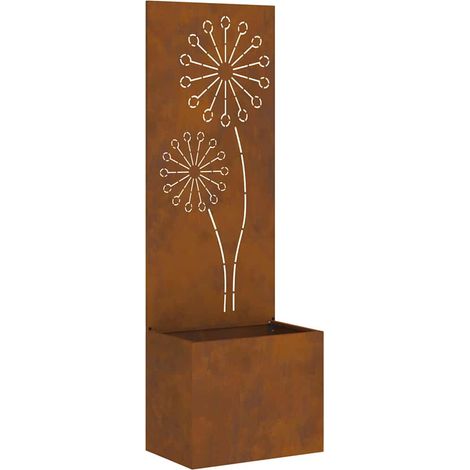 Écran de confidentialité de jardin Fretwork Rouillé 50 x 140 cm CFW297096 (1/5)