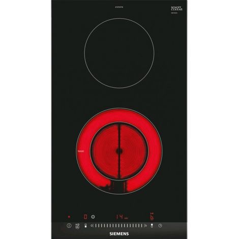domino vetroceramica 30cm 3500w nero - ET375FFP1E - Siemens (1/4)
