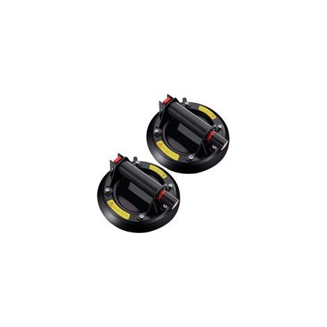 Lot de 2 Ventouse Vitre Professionnelle, avec caractéristiques : 2V, Verre
