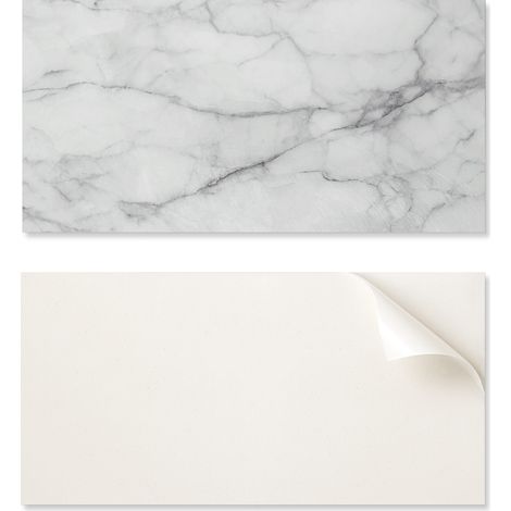 Azulejos decorativos con gr谩ficos, encolados, con dise帽o de m谩rmol veteado, 10x40x20 cm