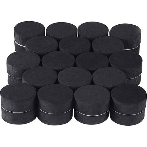 24pcs Pieds de Pot Extérieur Caoutchouc Naturel Tapis de Fleur Invisible Socle Surélevé pour Plantes (1/5)