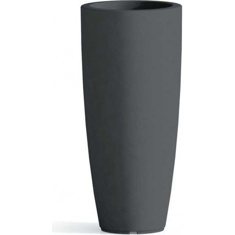 'VASO TONDO ''STILO'' Ø cm 40xh.90 - 20 lt. antracite' Ø cm 40xh.90 - 20 lt. antracite