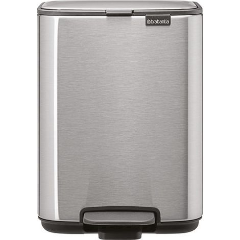 Bo Pédale Poubelle 4l Matt Steel Compacte, Hygiénique, Design élégant - Brabantia International Bv