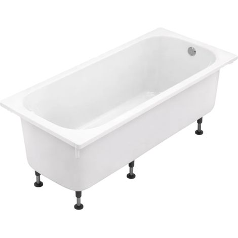 Baignoire droite 170 X 75 JACOB DELAFON Brive avec vidage chromé