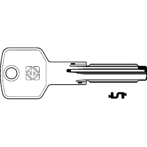 Chiavi punzonate per cilindri cisa 6+7 spine cs140 - cs140
