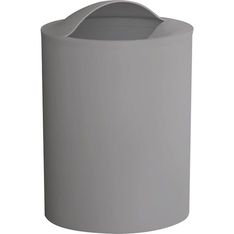 Gedy G-Eye Gettacarta Grigio, Misure e Peso Cestino Bagno: 26,5X19X19 CM & 0,25 kg, Realizzato in Resine Termoplastiche, Pattumiera Bagno Design R&S 100% Made in Italy, 2 Anni di Garanzia (1/4)