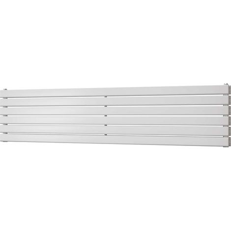 Typhoon Axis - White Horizontal Radiator H408mm x W1800mm Double Panel