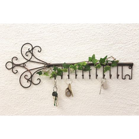 Schlüsselhänger Hakenleiste 101852 Schlüsselleiste 56 cm Wandhaken Schlüsselbrett