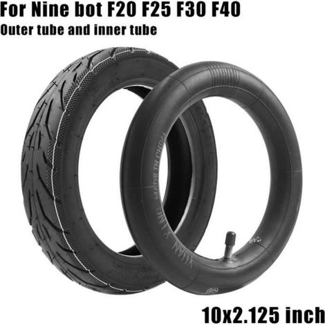 Pneus -102.125-en caoutchouc-Trottinette, scooter-Segway Ninebot F20-F25-F30-F40 (1/3)