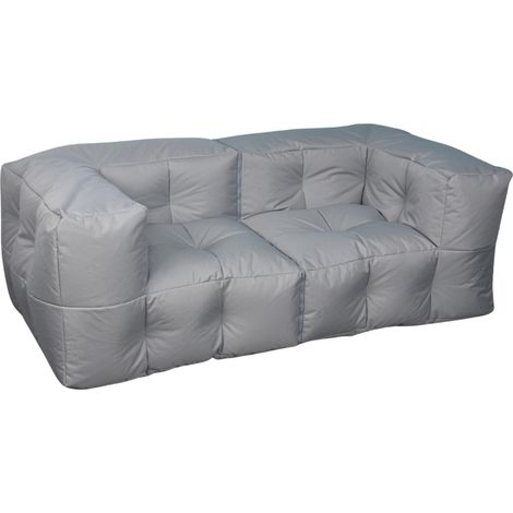 Canapé modulable extérieur - 90 x 180 cm Gris clair Bananair (1/5)