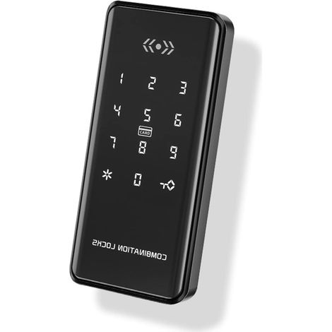 Verrouillage Intelligent APP Télécommande Capteur magnétique électronique Smart Smart Capteur RFID Cabinet Cabinet Tiroir Serrure Serrure de Porte d'entrée sans clé (Color : EM179-S, Size : M) (1/5)