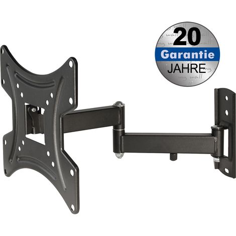 mywall HL15-2L - Wandhalterung de für Flachbildschirme (23-42", bis zu 25 kg, 20 Jahre), Farbe Schwarz