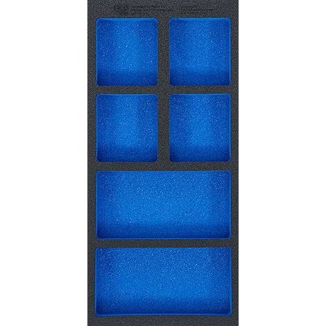 Inserto officina BGS schiuma dura nero 408x189x32 mm